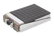 27710-05 Levelling wedges, steel with non-slip insulating layer, free-standing