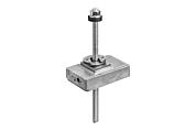 27710-20 Levelling wedges, aluminium with adhesive anchor