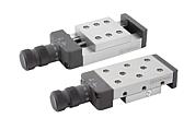 Dovetail slides with micrometer spindle and location holes